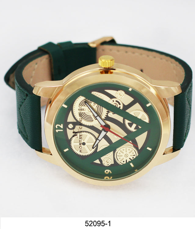 5209 - Reloj con correa de cuero vegano