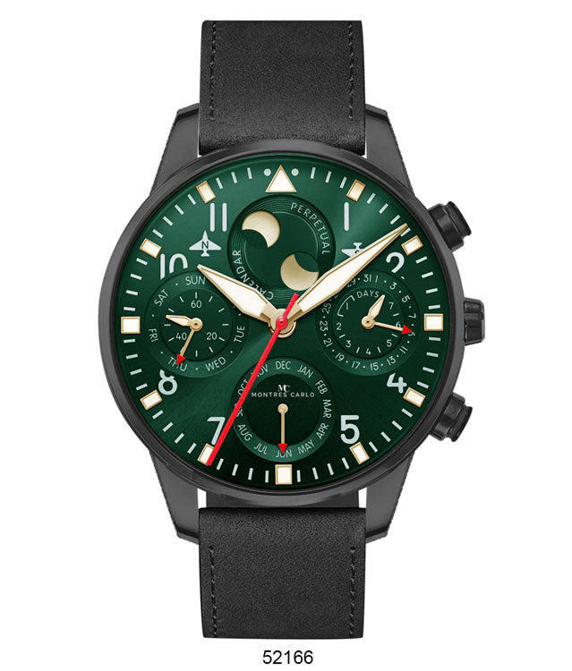 5216 - Reloj con correa de cuero vegano