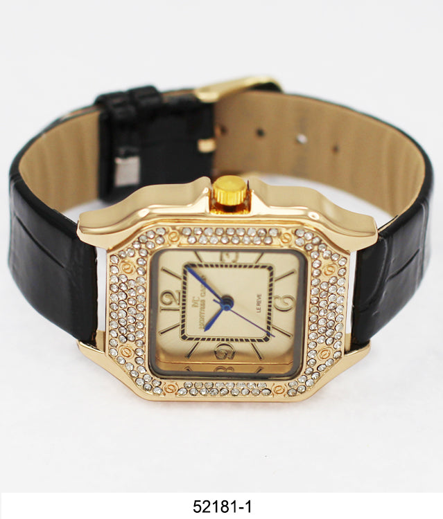 5218 - Reloj con correa de cuero vegano