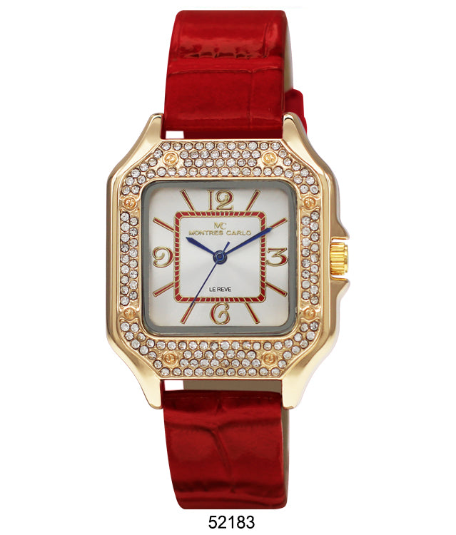 5218 - Reloj con correa de cuero vegano