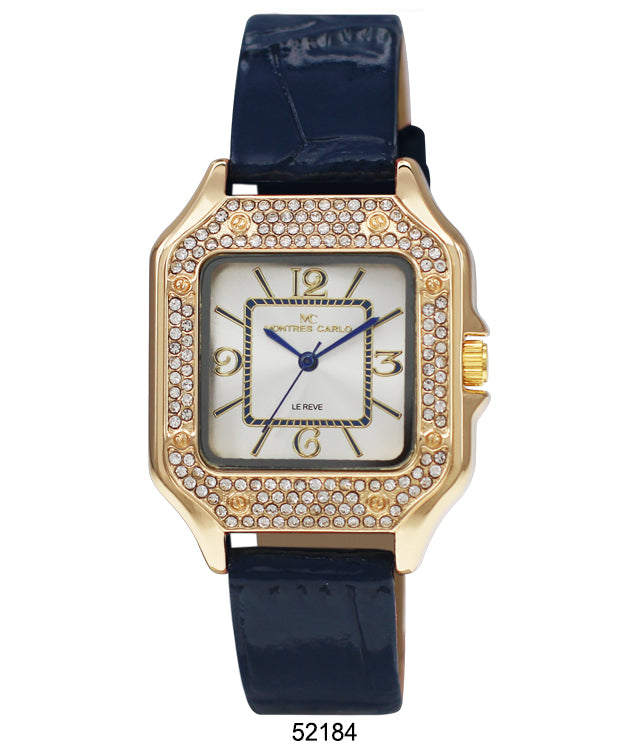 5218 - Reloj con correa de cuero vegano