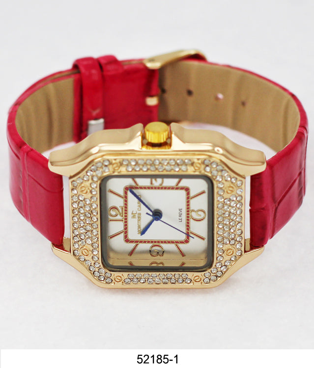 5218 - Reloj con correa de cuero vegano