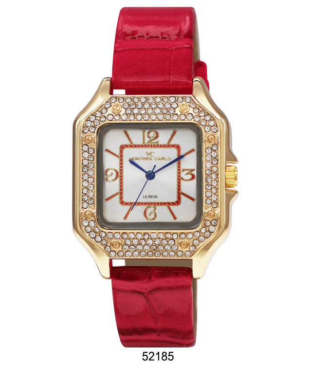 5218 - Reloj con correa de cuero vegano