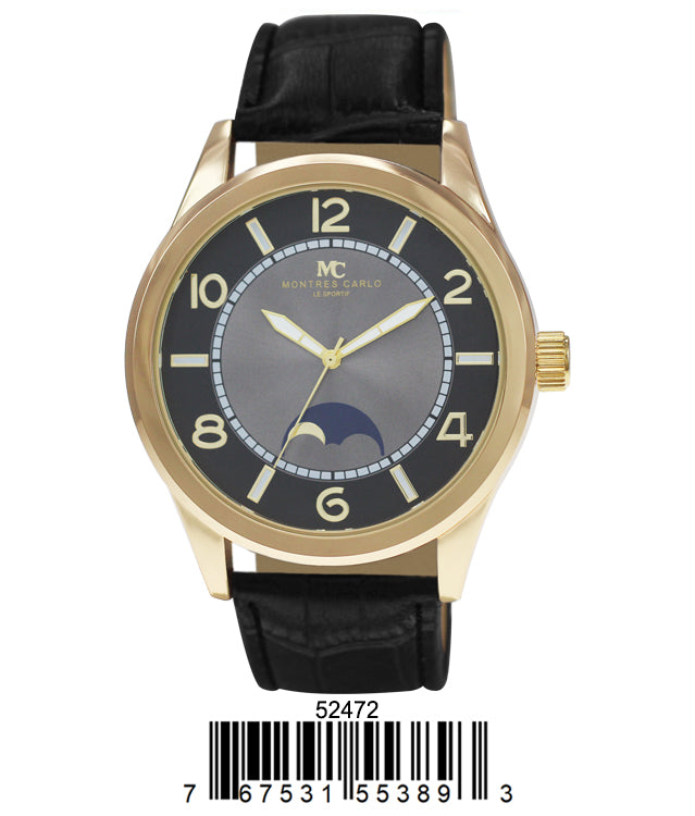 5247 - Vegan Leather Band Watch