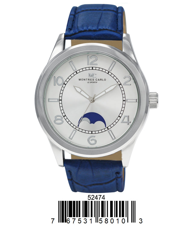 5247 - Reloj con correa de cuero vegano