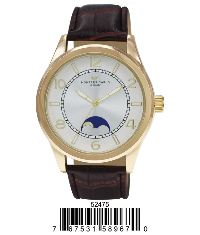 5247 - Reloj con correa de cuero vegano