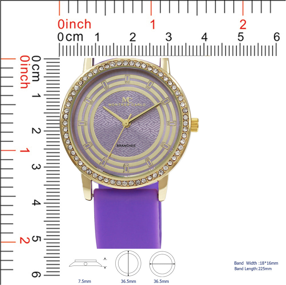 5255 - Reloj con correa de silicona