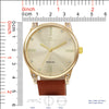 5256 - Vegan Leather Band Watch