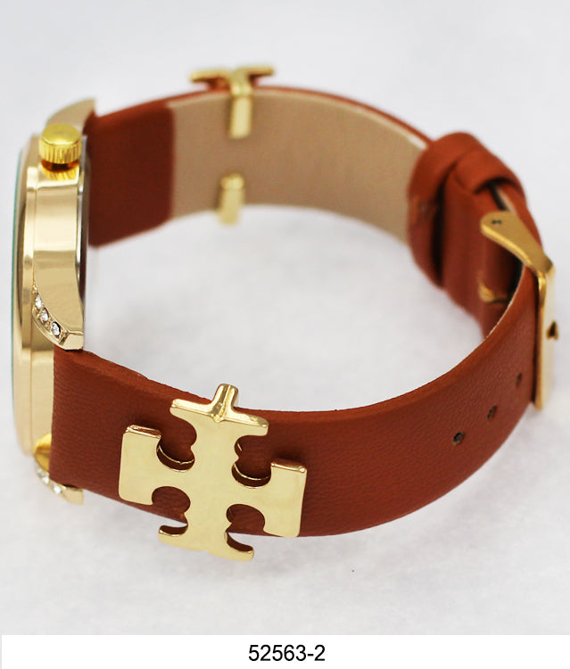 5256 - Vegan Leather Band Watch
