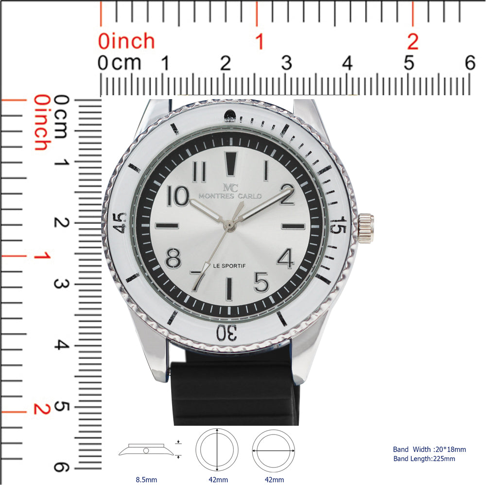 5260 - Reloj con correa de silicona