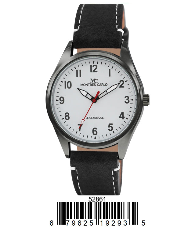 5286 - Reloj con correa de cuero vegano