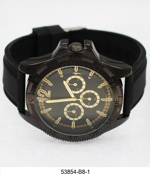 5385-B8-Gift Boxed Rubbber Strap Watch