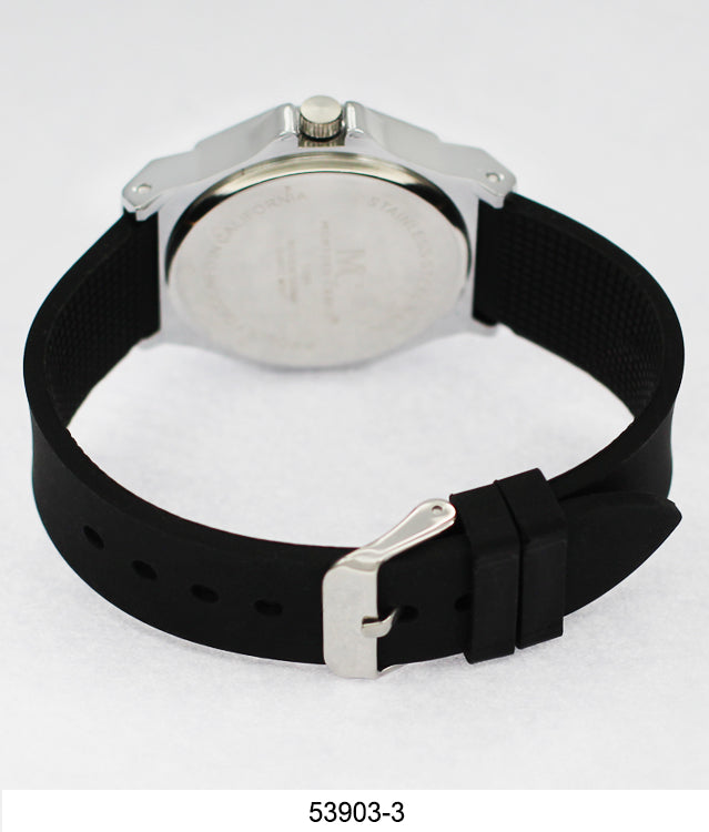 5390-Montres Carlo Silicon Band Watch