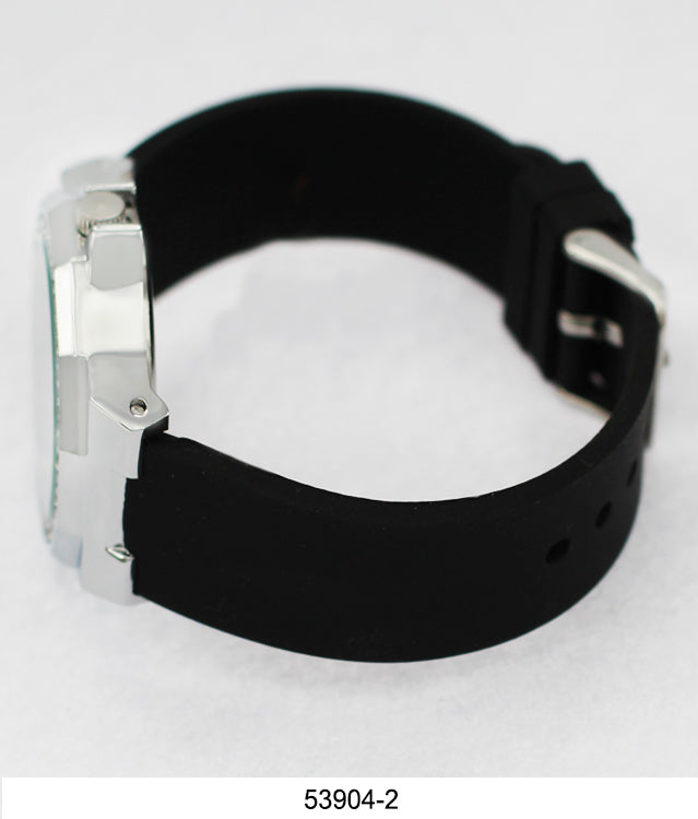 5390-Montres Carlo Silicon Band Watch