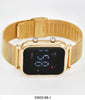 Load image into Gallery viewer, 5391-B8-Boxed Montres Carlo LED Mesh Band Watch