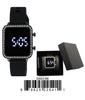 Load image into Gallery viewer, 5392-B8-Boxed Montres Carlo LED Silicon Band Watch
