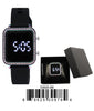 Load image into Gallery viewer, 5392-B8-Boxed Montres Carlo LED Silicon Band Watch