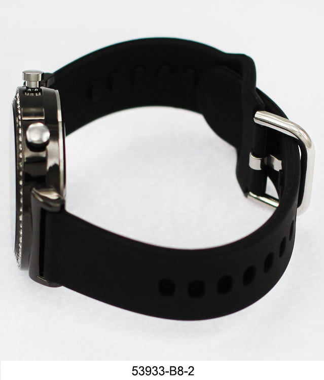 5393-B8-Boxed Montres Carlo LED Silicon Band Watch