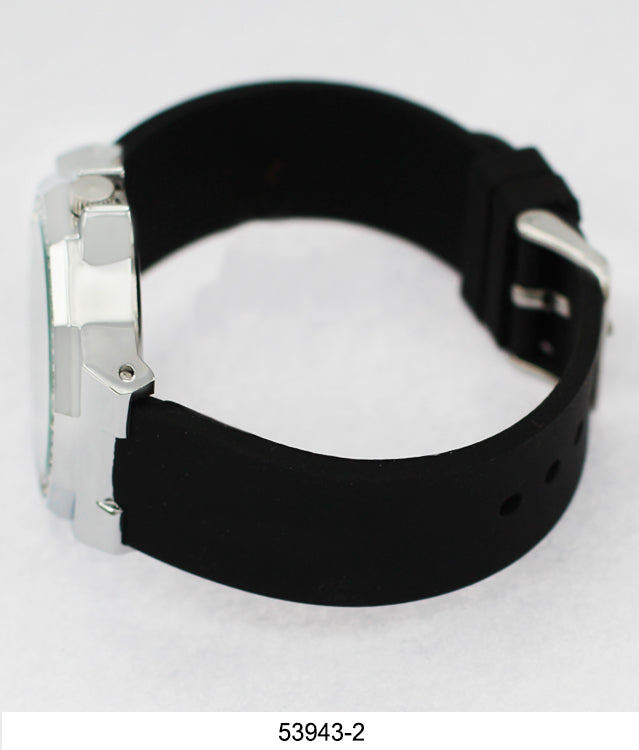 5394-Montres Carlo Silicon Band Watch