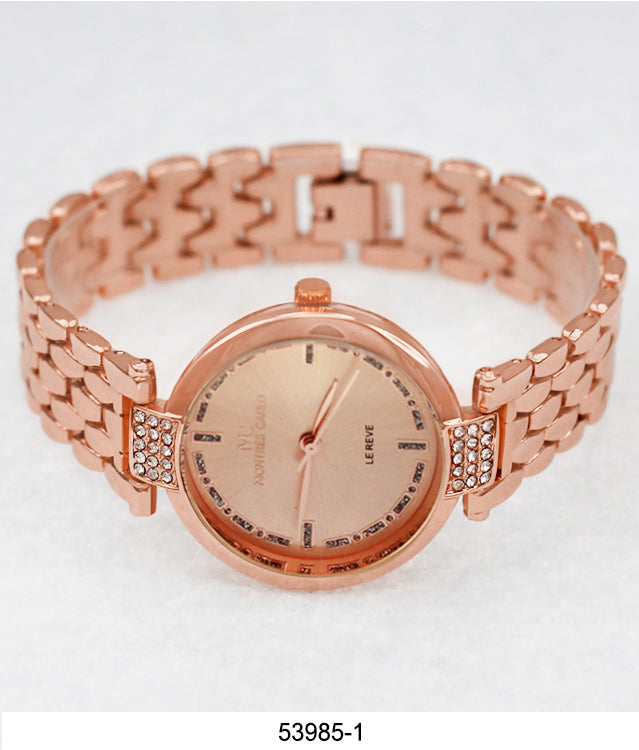 5398-Montres Carlo Gold Bracelet Watch