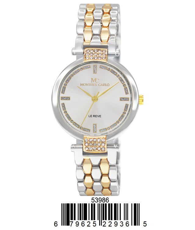 5398-Montres Carlo Gold Bracelet Watch