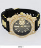 Load image into Gallery viewer, 5404-Montres Carlo Black Silicone Bullet Band Watch