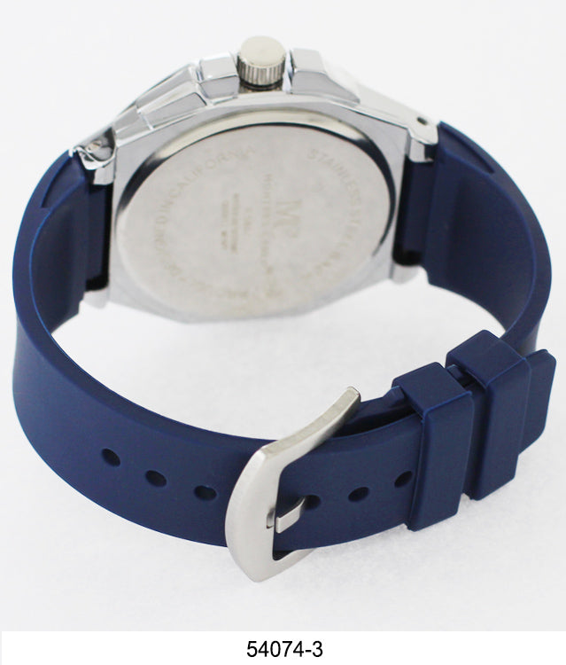5407-Montres Carlo Silicone Band Watch