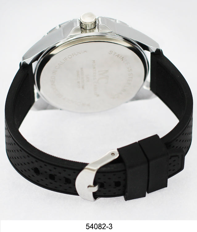 5408-Montres Carlo Silicone Band Watch
