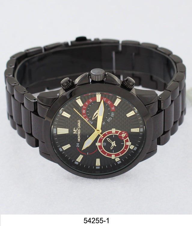 5425-Montres Carlo Metal Band Watch