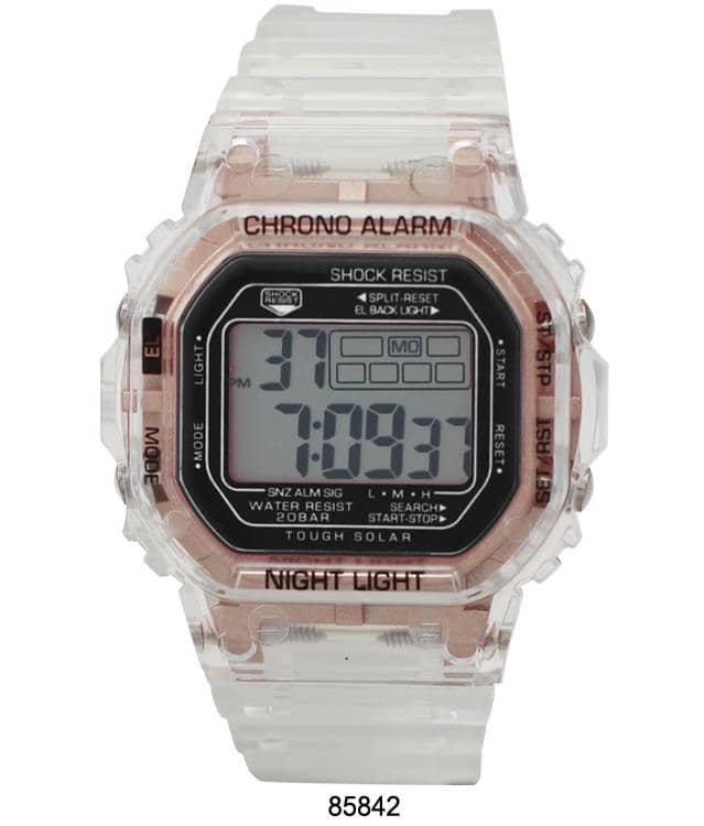 8584 - Transparent Digital Watch