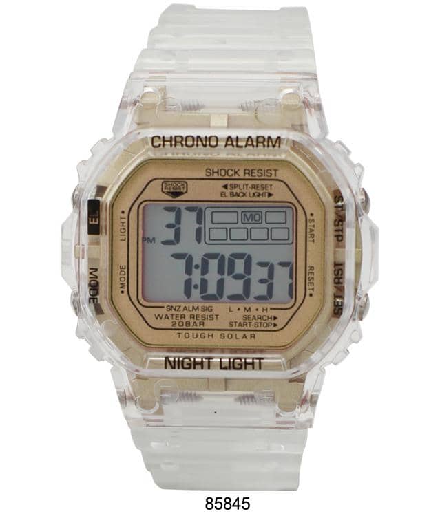 8584 - Transparent Digital Watch