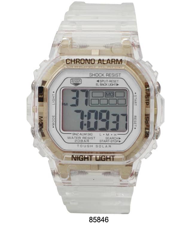 8584 - Transparent Digital Watch
