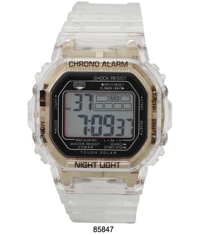 8584 - Transparent Digital Watch