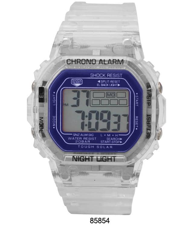 8584 - Transparent Digital Watch