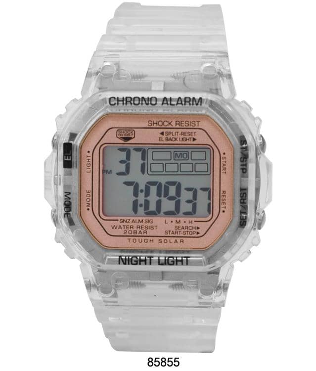 8584 - Transparent Digital Watch