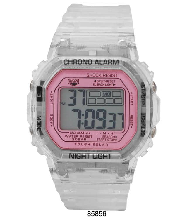 8584 - Transparent Digital Watch