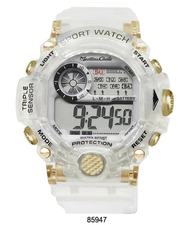 8594 - Reloj Digital Transparente