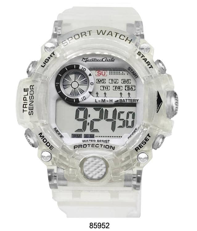 8594 - Transparent Digital Watch