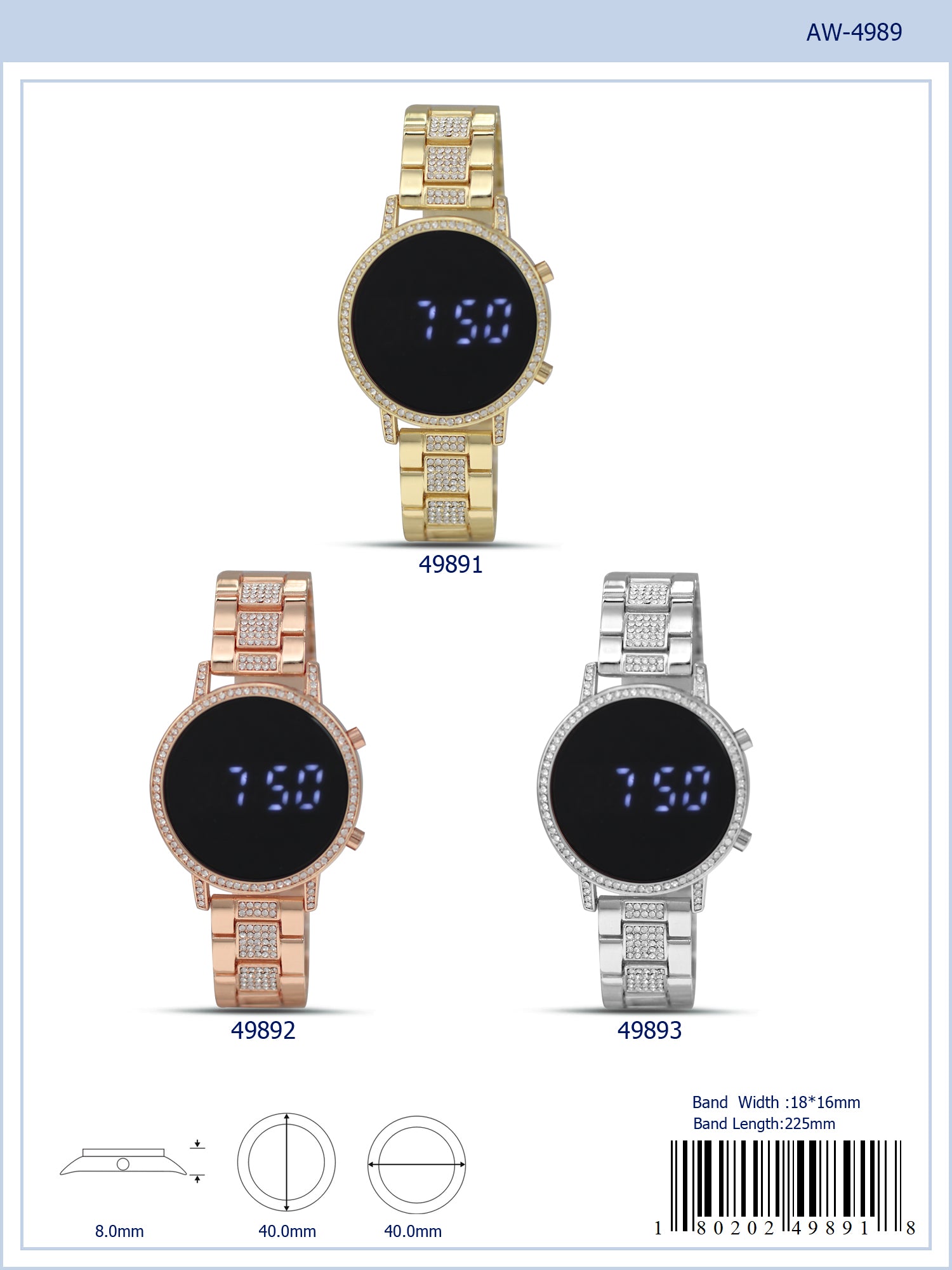 4989 - Reloj LED