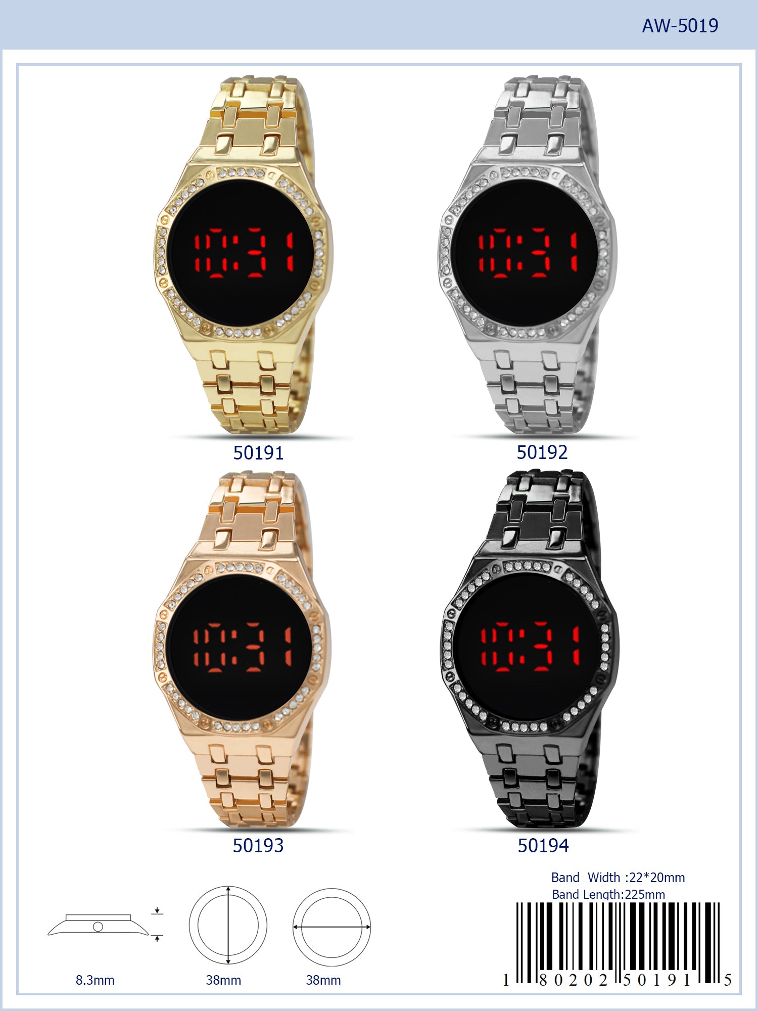 5019 - Reloj LED