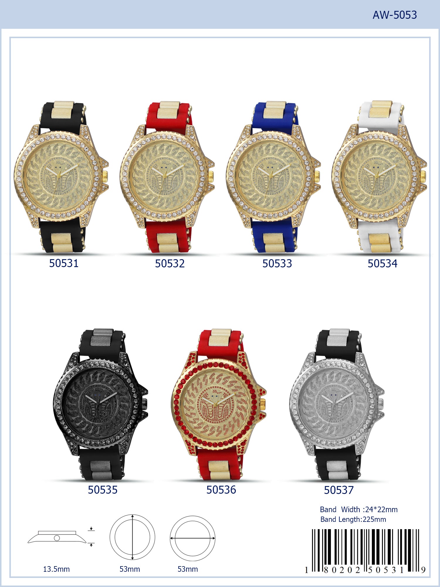 5053 - Reloj con correa bala