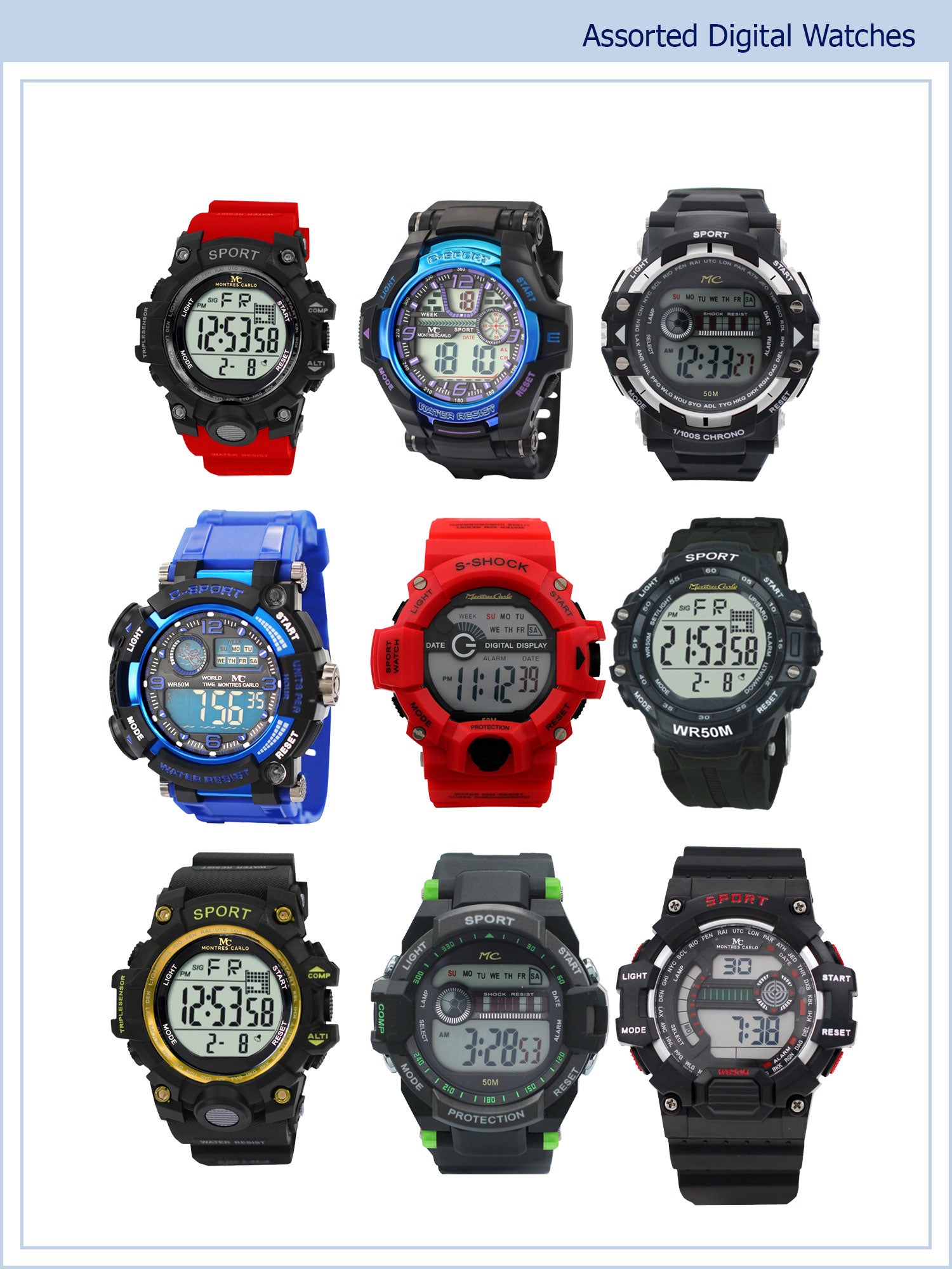Lockable Standing Display with 60 Watches (G-2009)